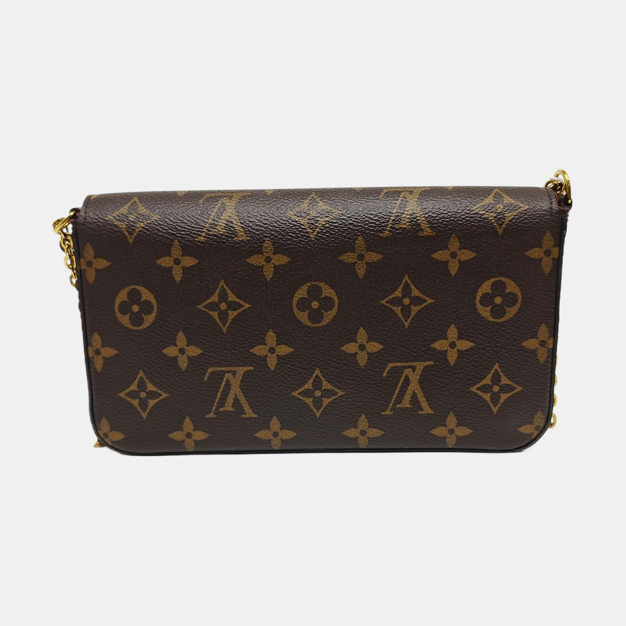 FÉLICIE Monogram Coated Canvas Brown