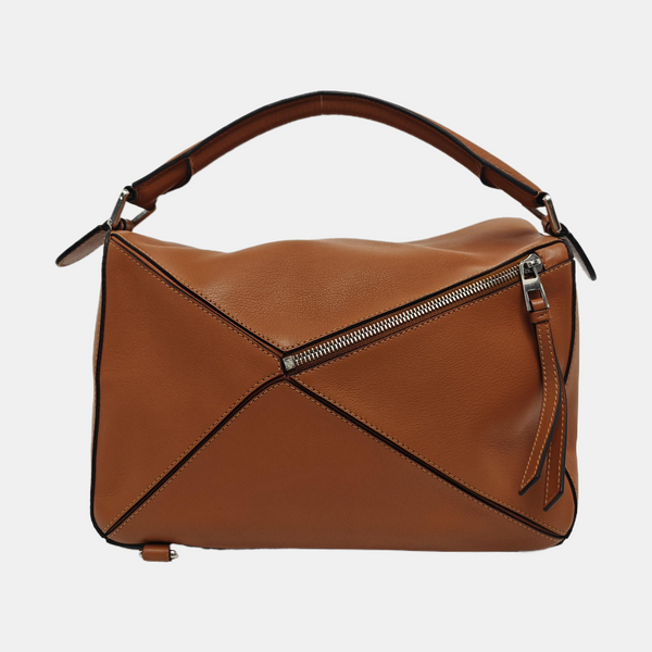 Puzzle Medium Calfskin Brown