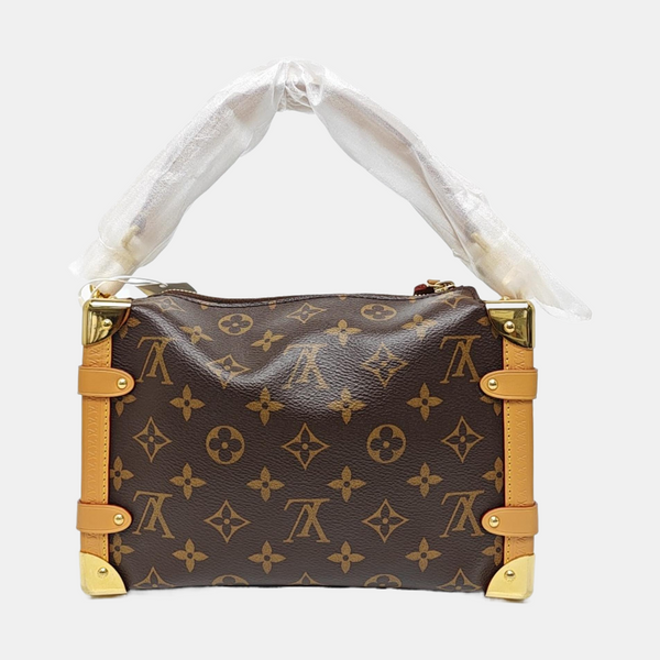 SIDE TRUNK MM Monogram Coated Canvas Brown
