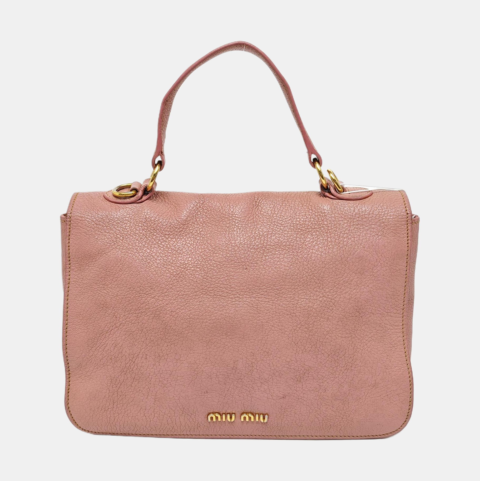 Calfskin Shoulder Bag Pink