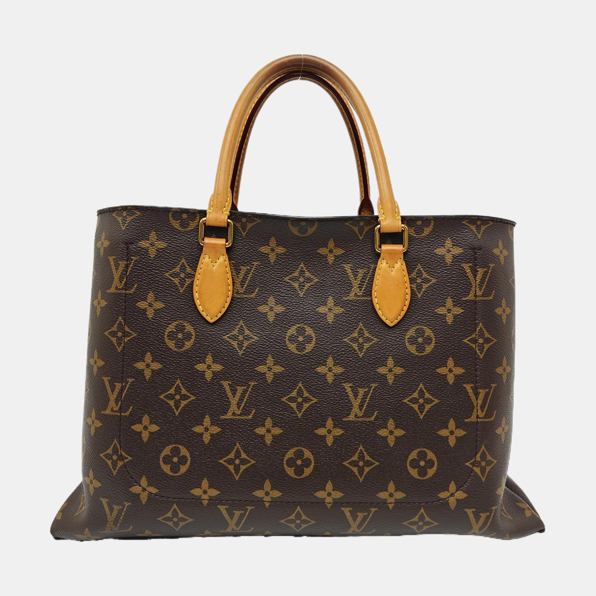 FLOWER Monogram Coated Canvas Brown