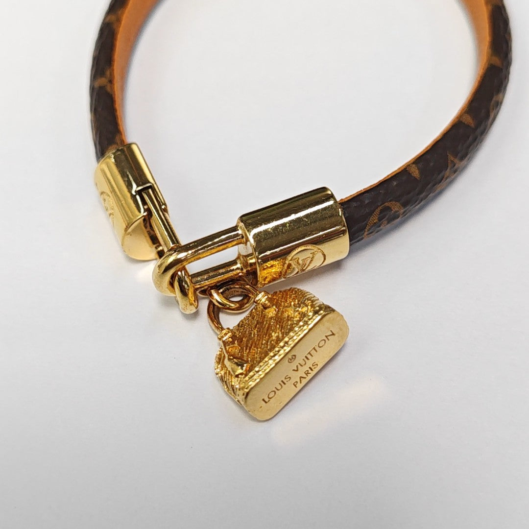 ALMA Leather Brown Bangle