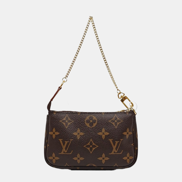 ACCESSOIRES Mini Monogram Coated Canvas Brown