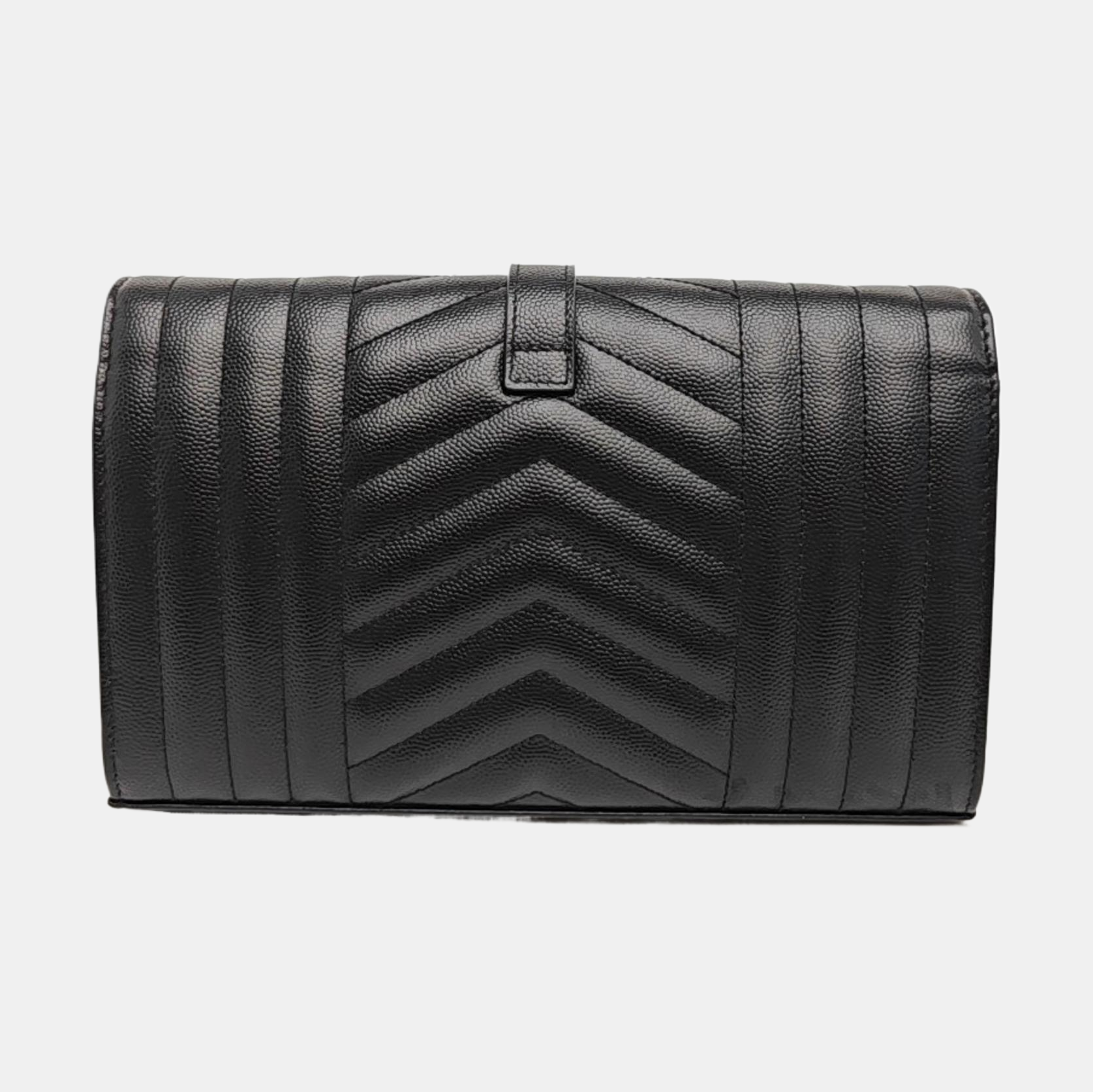 MONOGRAM Medium Chevron Calfskin Black