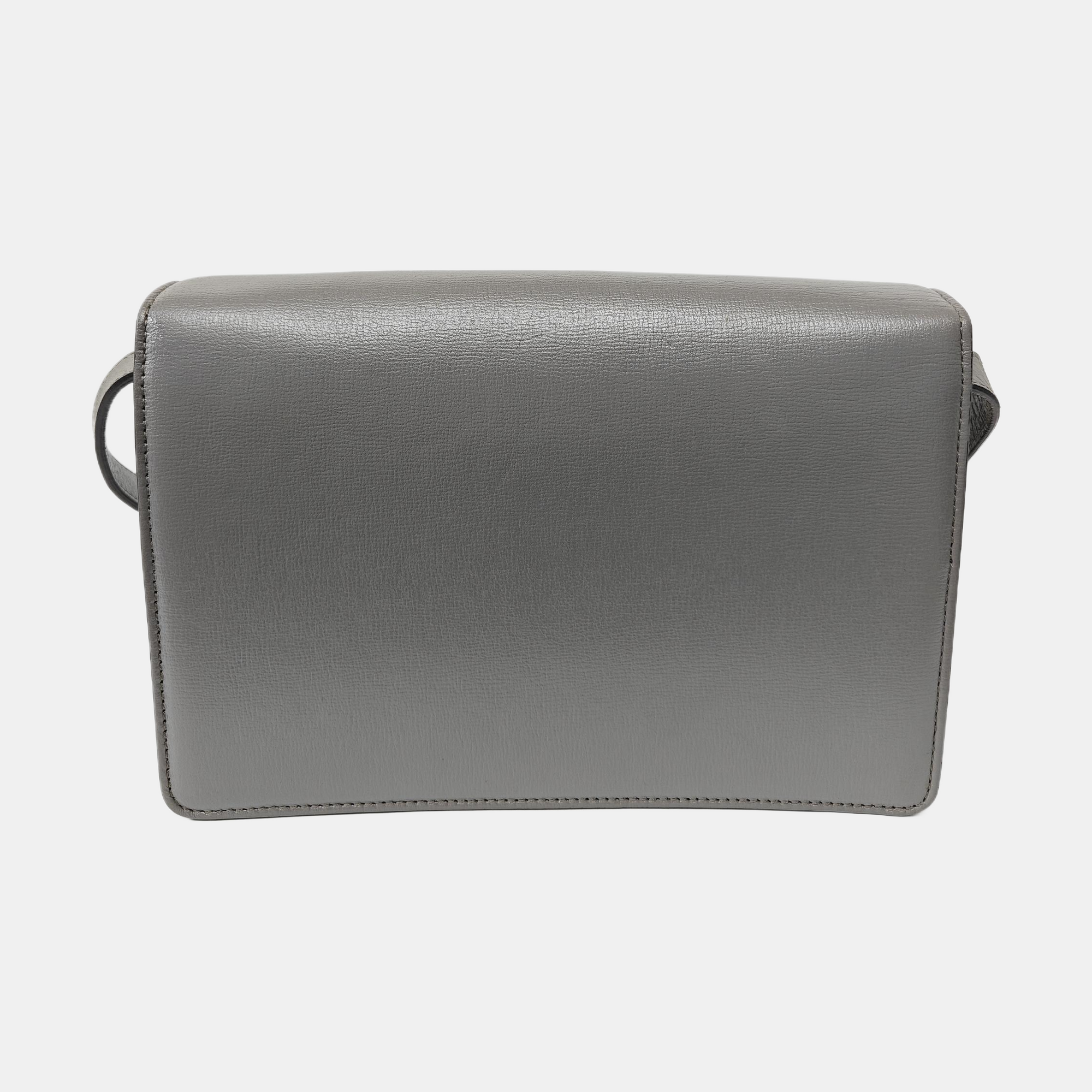 GG Ring Small Calfskin Gray