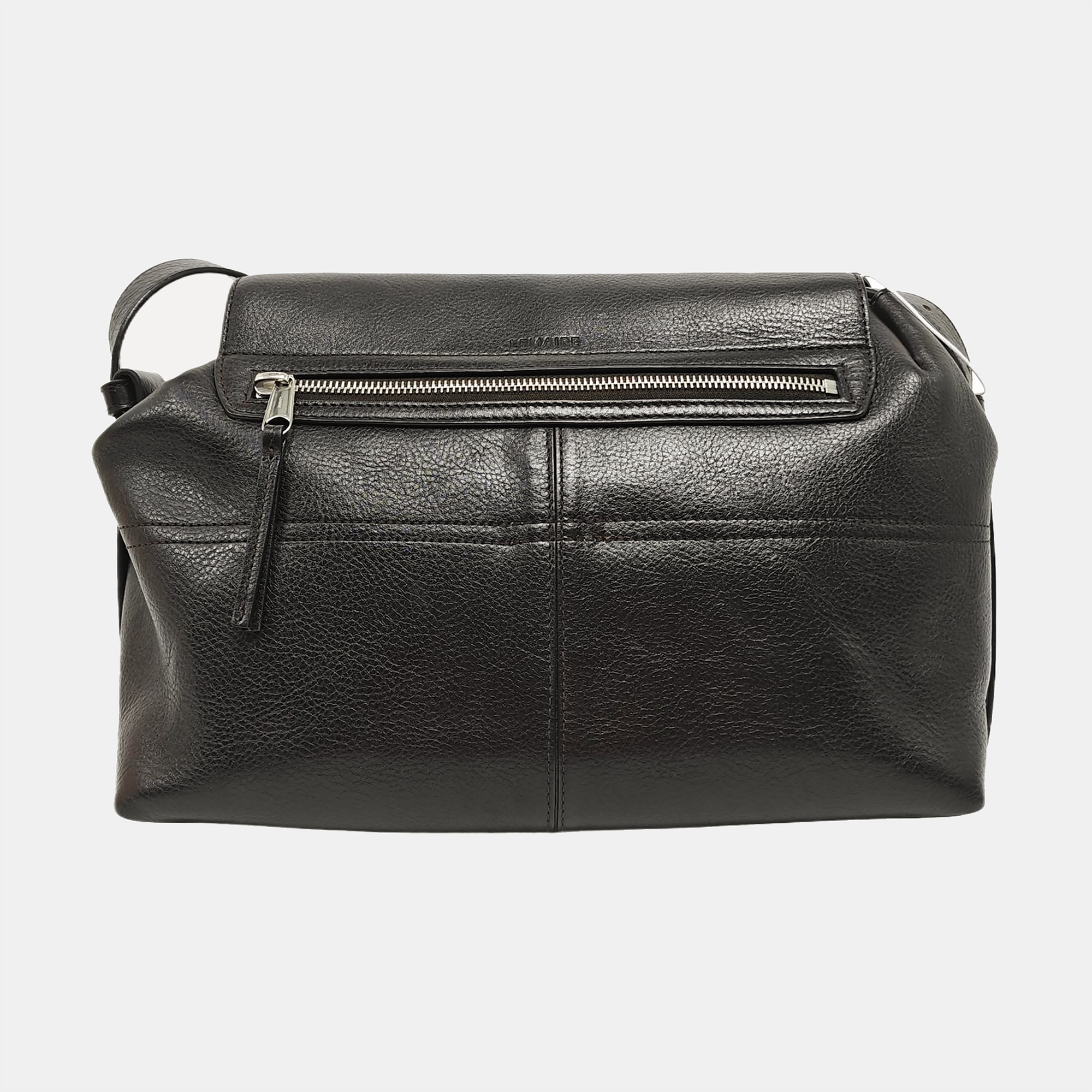 Calfskin Shoulder Bag Brown