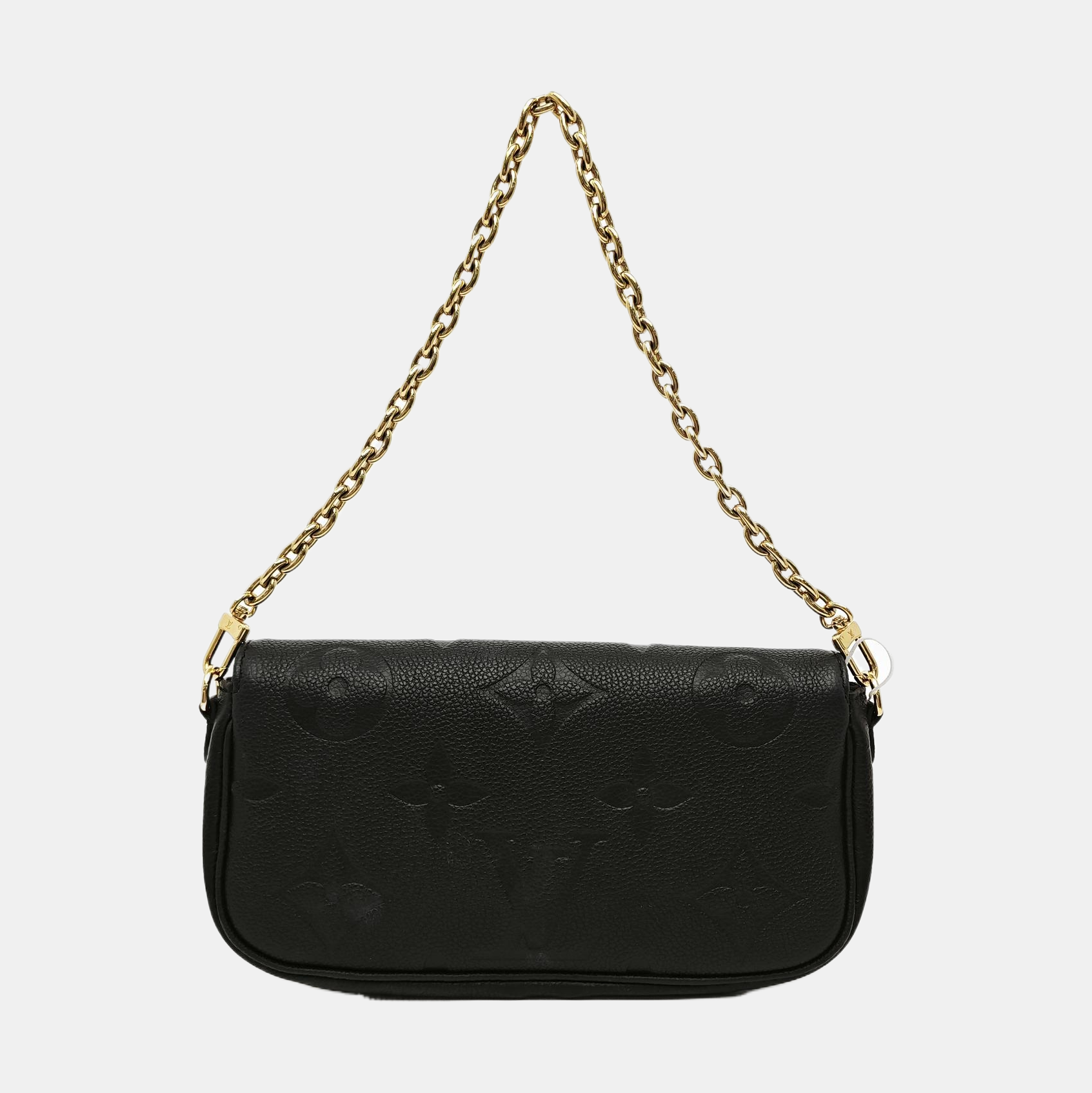 IVY Monogram Calfskin Black