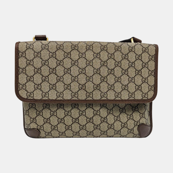 Neo Vintage Large Monogram Coated Canvas Brown