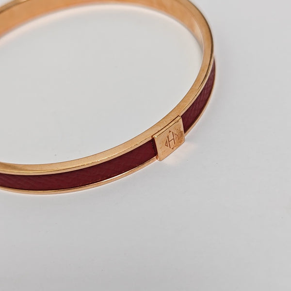Metal Red Bangle
