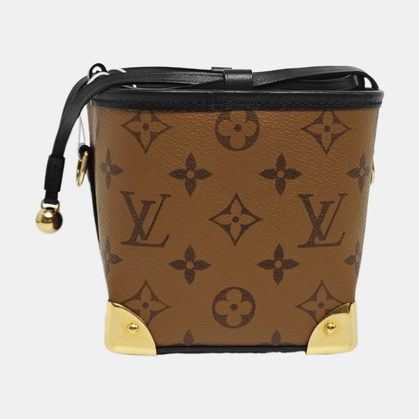 NOÉ PURSE LV CHARMS Monogram Coated Canvas Brown