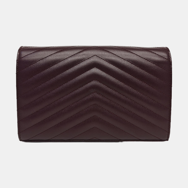 MONOGRAM Medium Chevron Calfskin Red