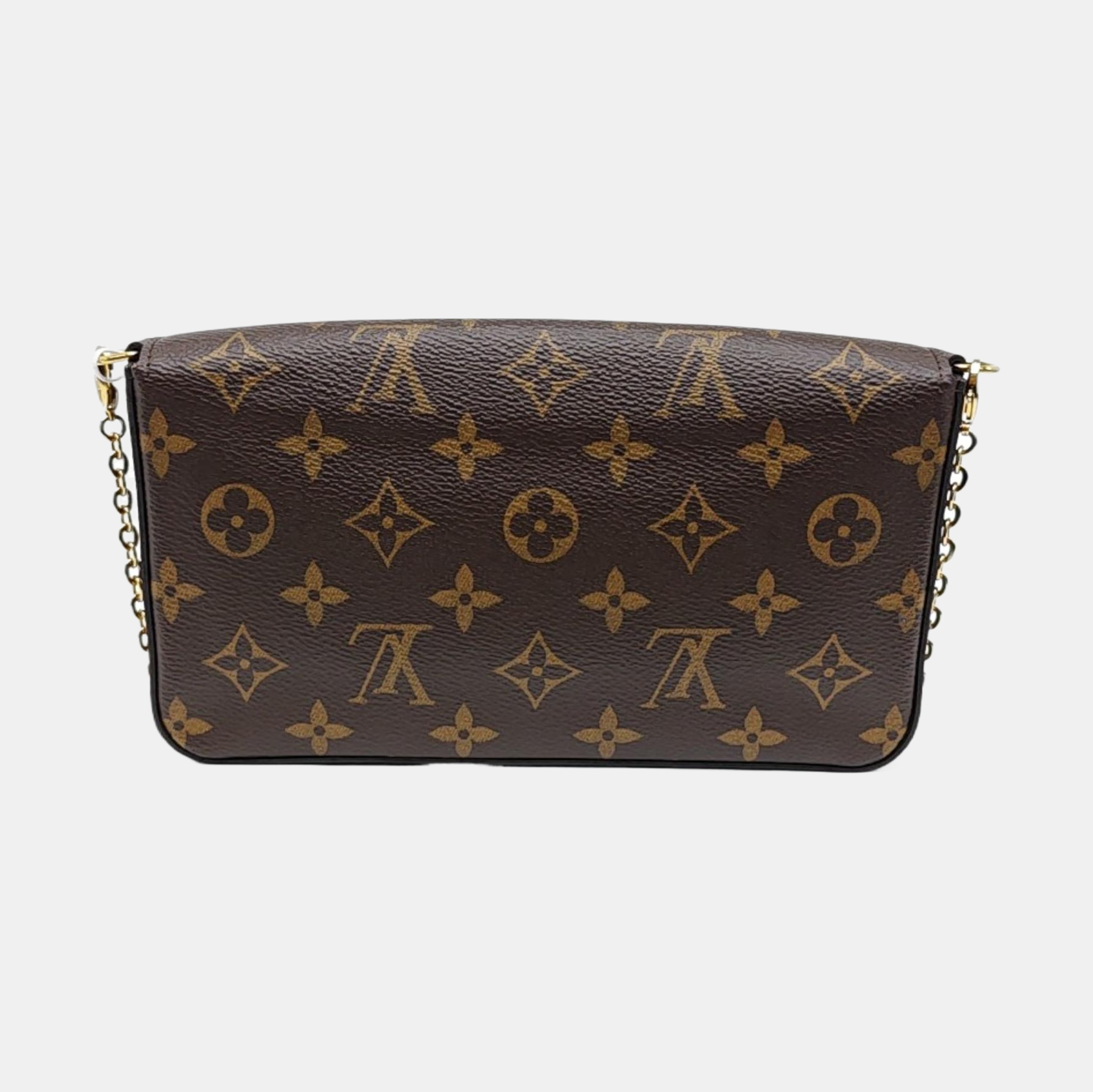 FÉLICIE Monogram Coated Canvas Brown