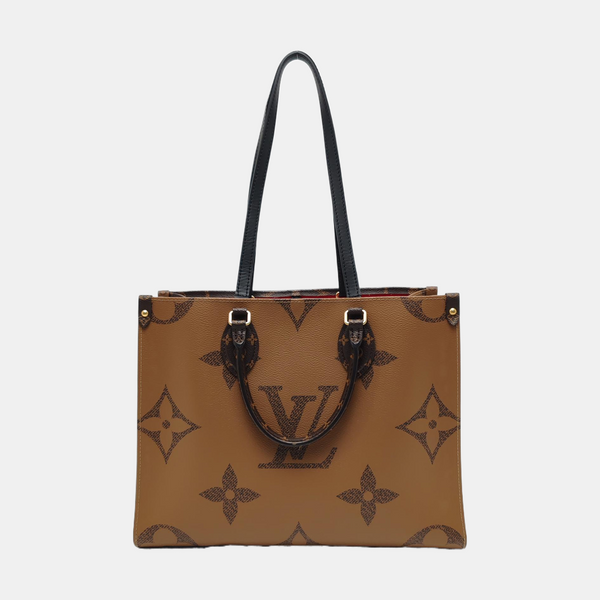 ONTHEGO MM Monogram Coated Canvas Brown
