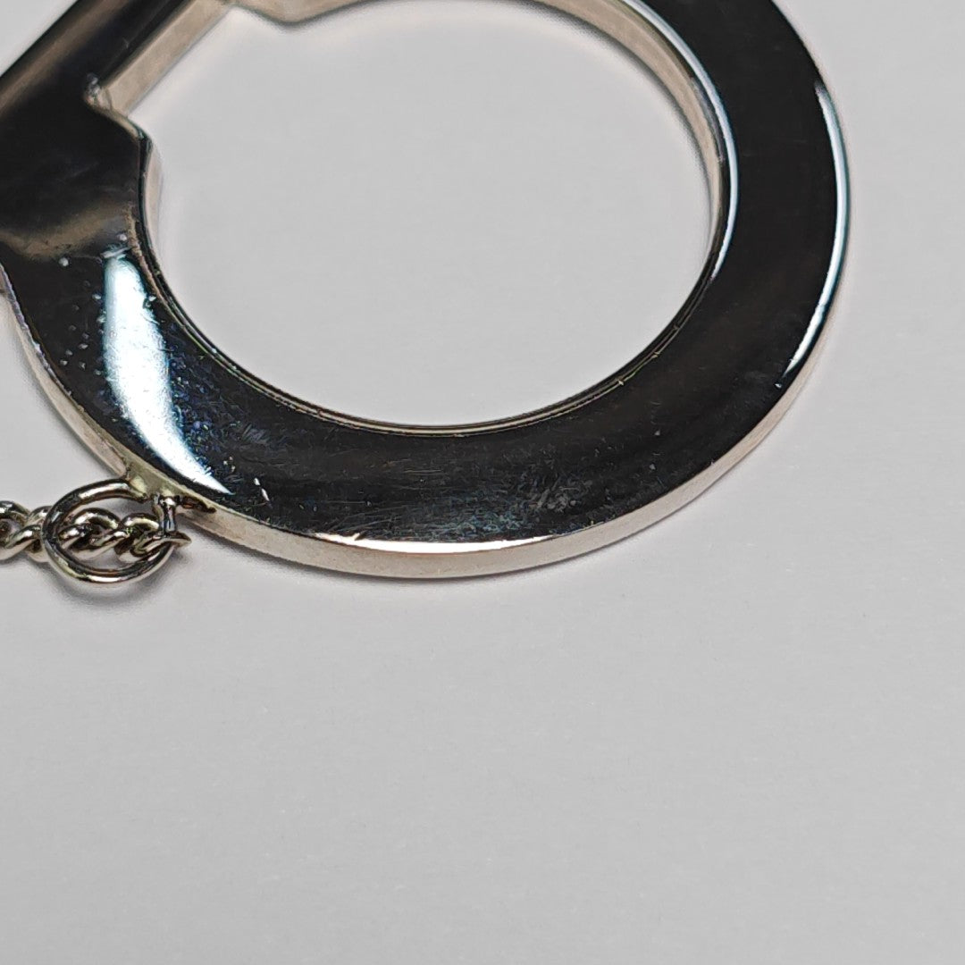 Metal Bag Charm Silver
