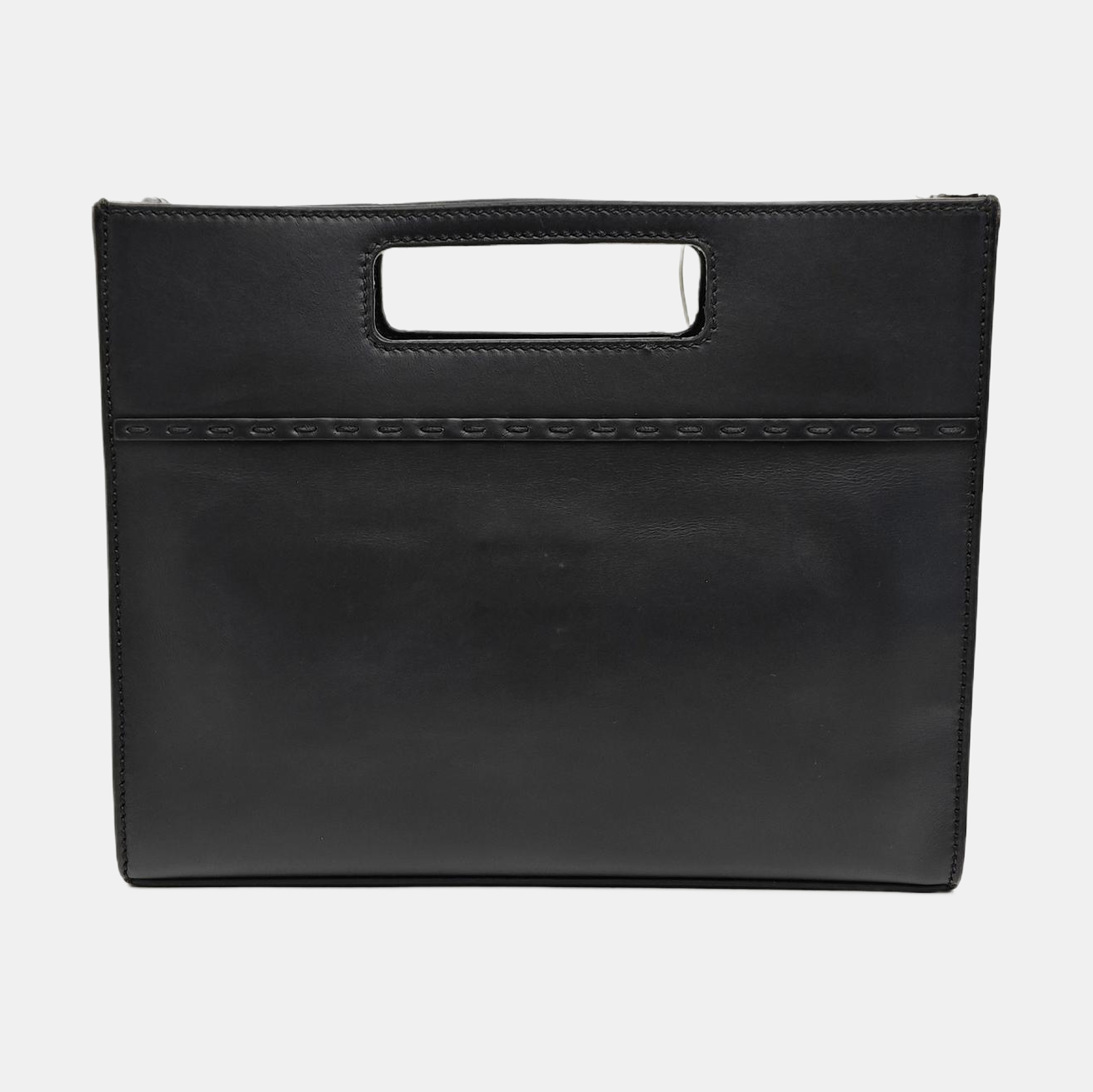 Quilted Calfskin Tote Bag Black