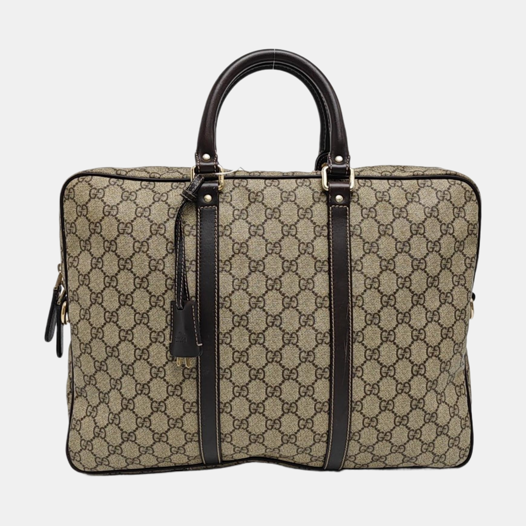 Duffle Monogram Coated Canvas Beige