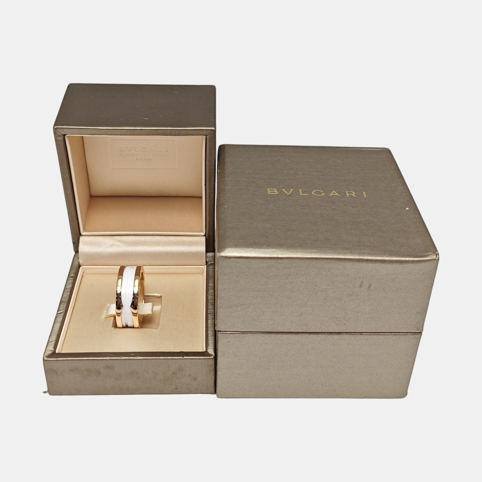 B.ZERO1 18k Rose Gold Ring EU 60