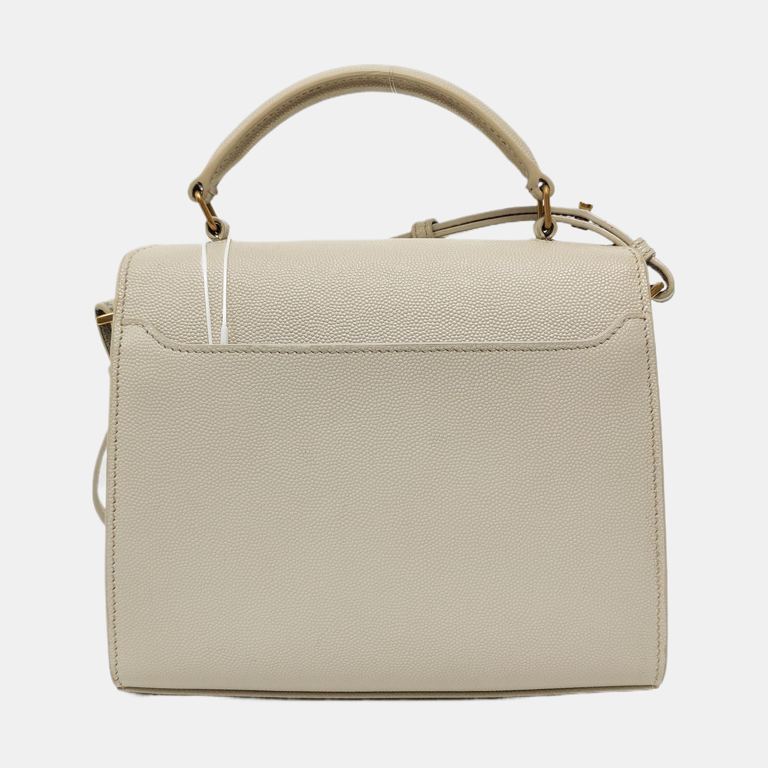 Authenticated pre-owned  CASSANDRA Mini Calfskin White - Shoulder Bag at Looply