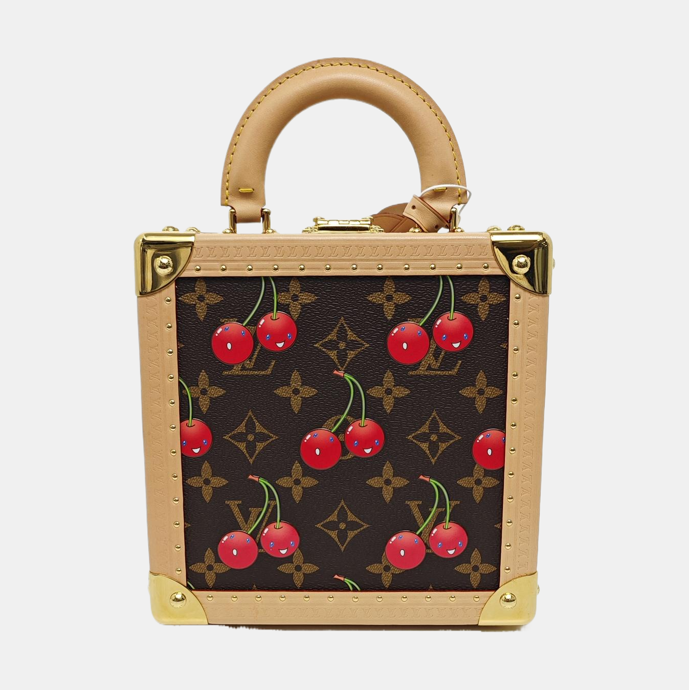 SIDE TRUNK Mini Monogram Coated Canvas Brown