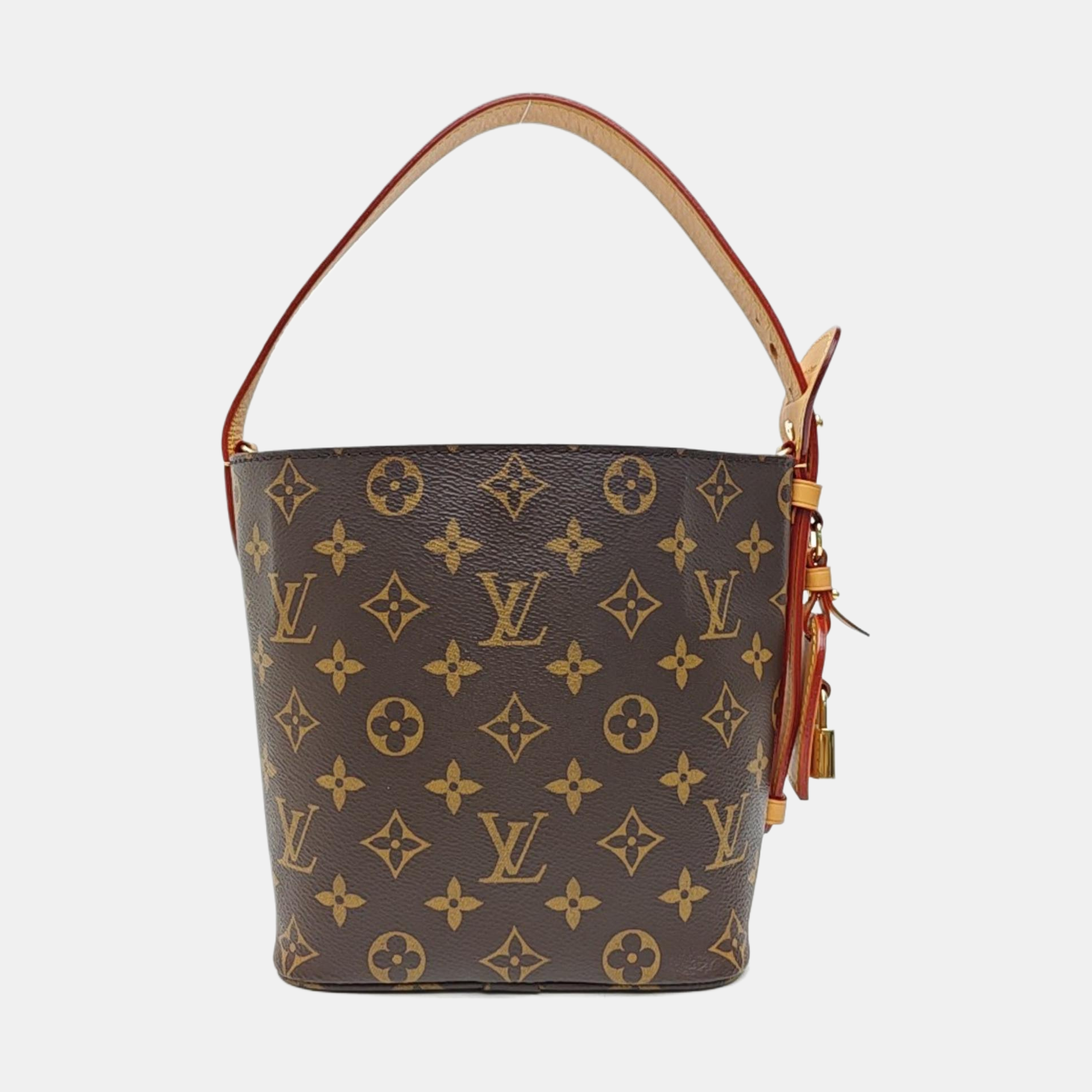 ALL IN Monogram Coated Canvas Brown