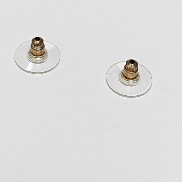 CC Logo Metal Gold Earrings