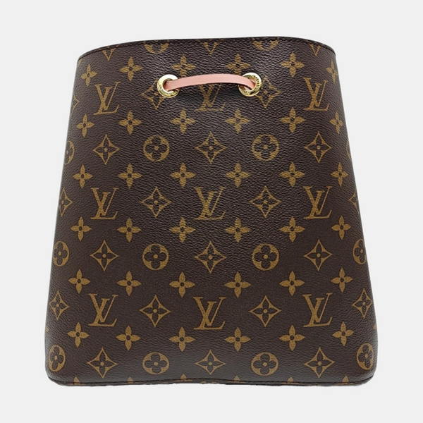 NÉONOÉ MM Monogram Coated Canvas Brown