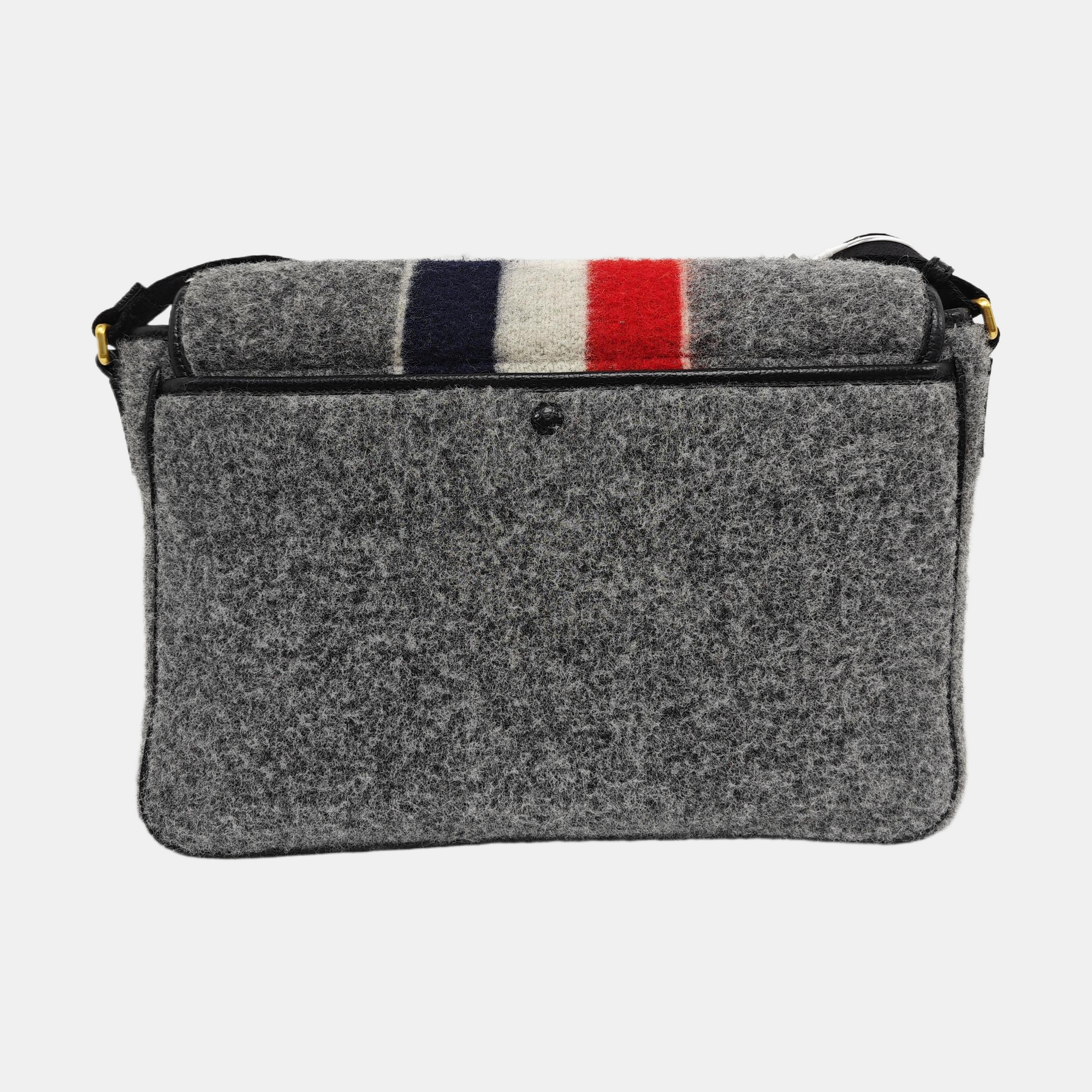 Fabric Shoulder Bag Gray