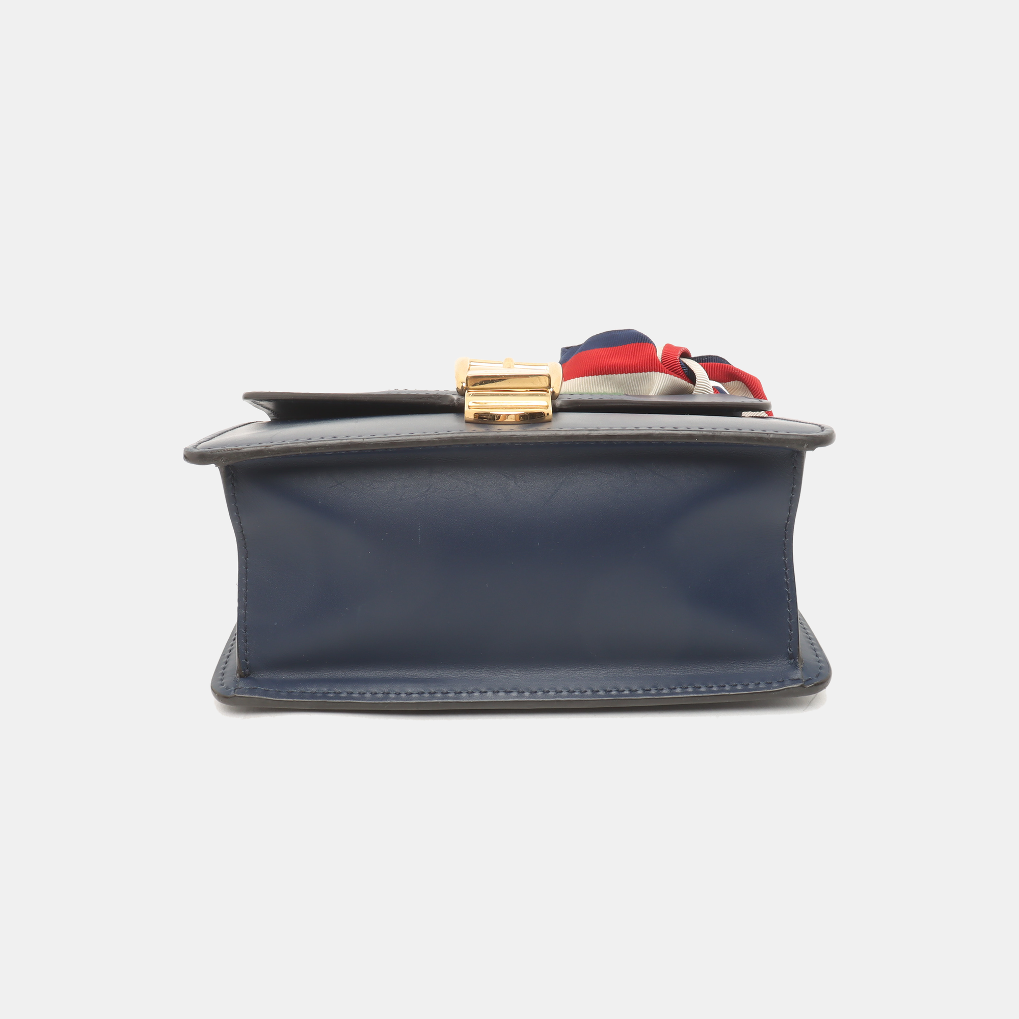 Authenticated pre-owned  Sylvie Mini Calfskin Blue - Shoulder Bag at Looply