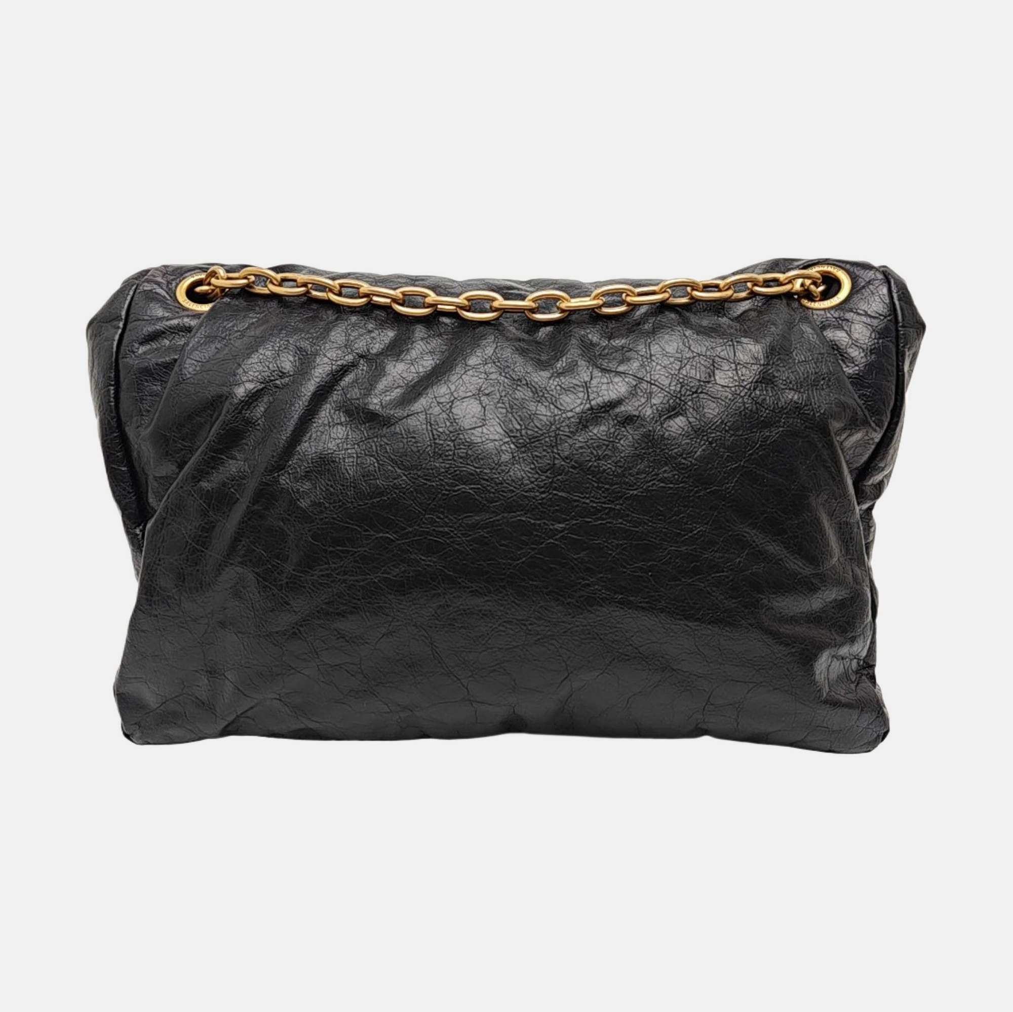 Monaco Large Calfskin Black
