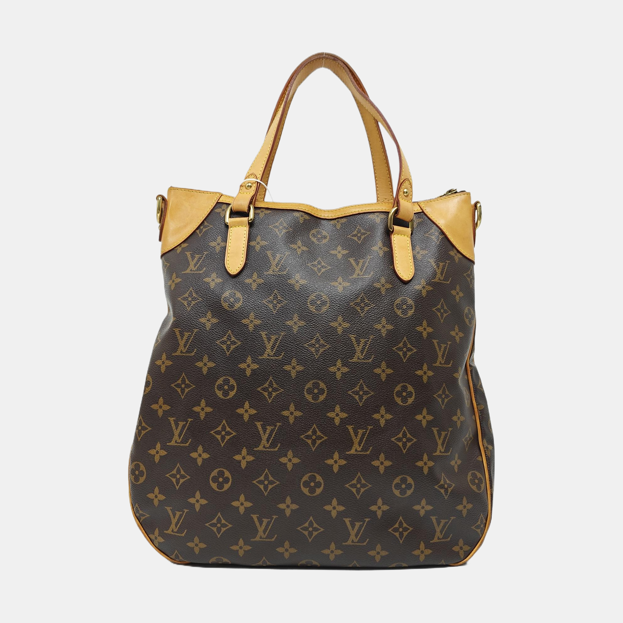 ODEON Monogram Coated Canvas Brown