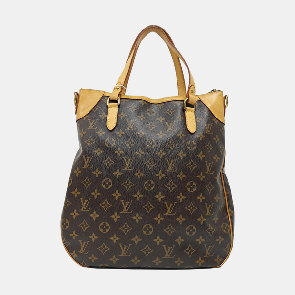 ODEON Monogram Coated Canvas Brown