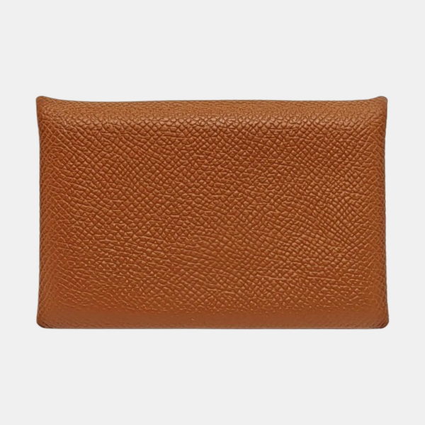 Calvi Epsom Brown Card Holder
