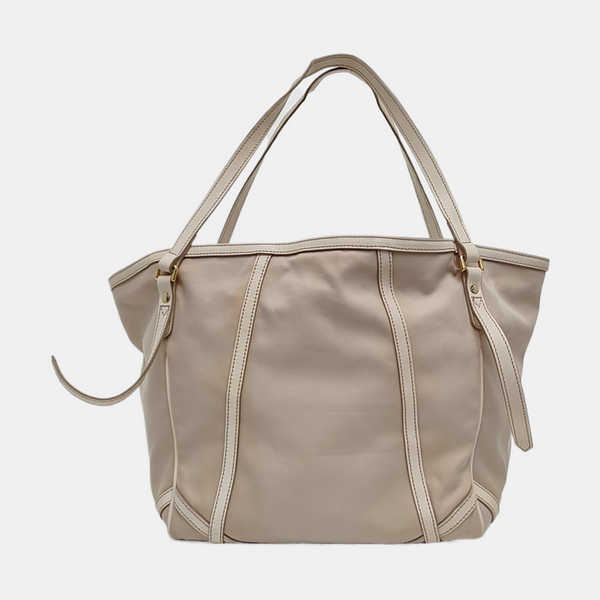 Authenticated pre-owned  Canterbury Fabric Beige - Tote Bag at Looply