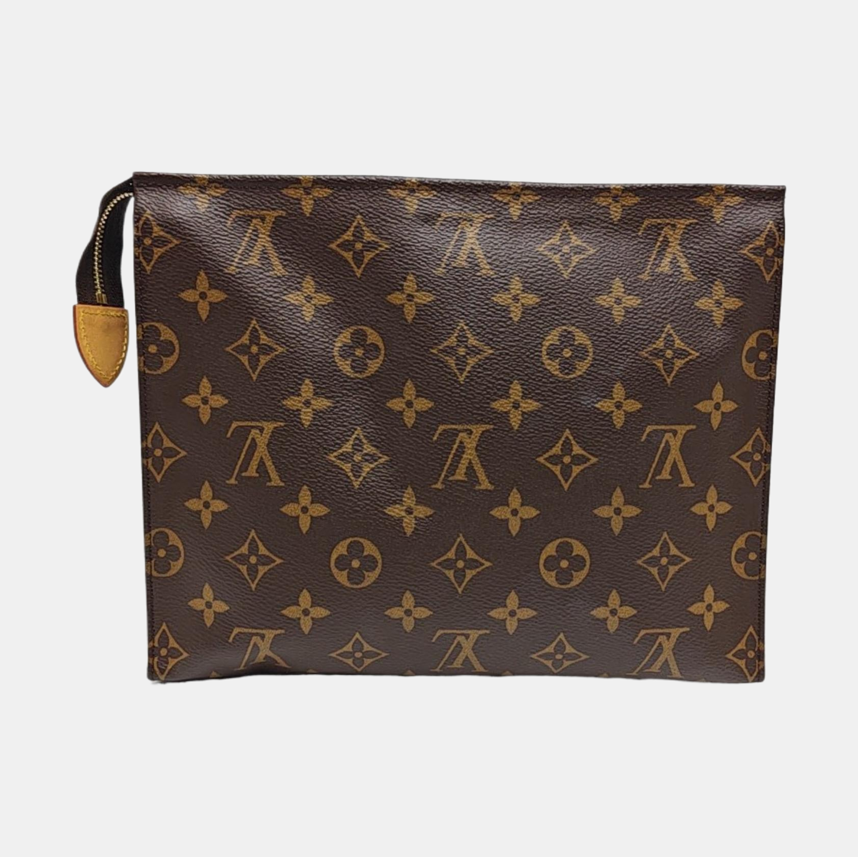TOILET POCKET 26 Monogram Coated Canvas Brown