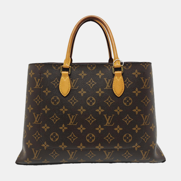 FLOWER Monogram Coated Canvas Brown