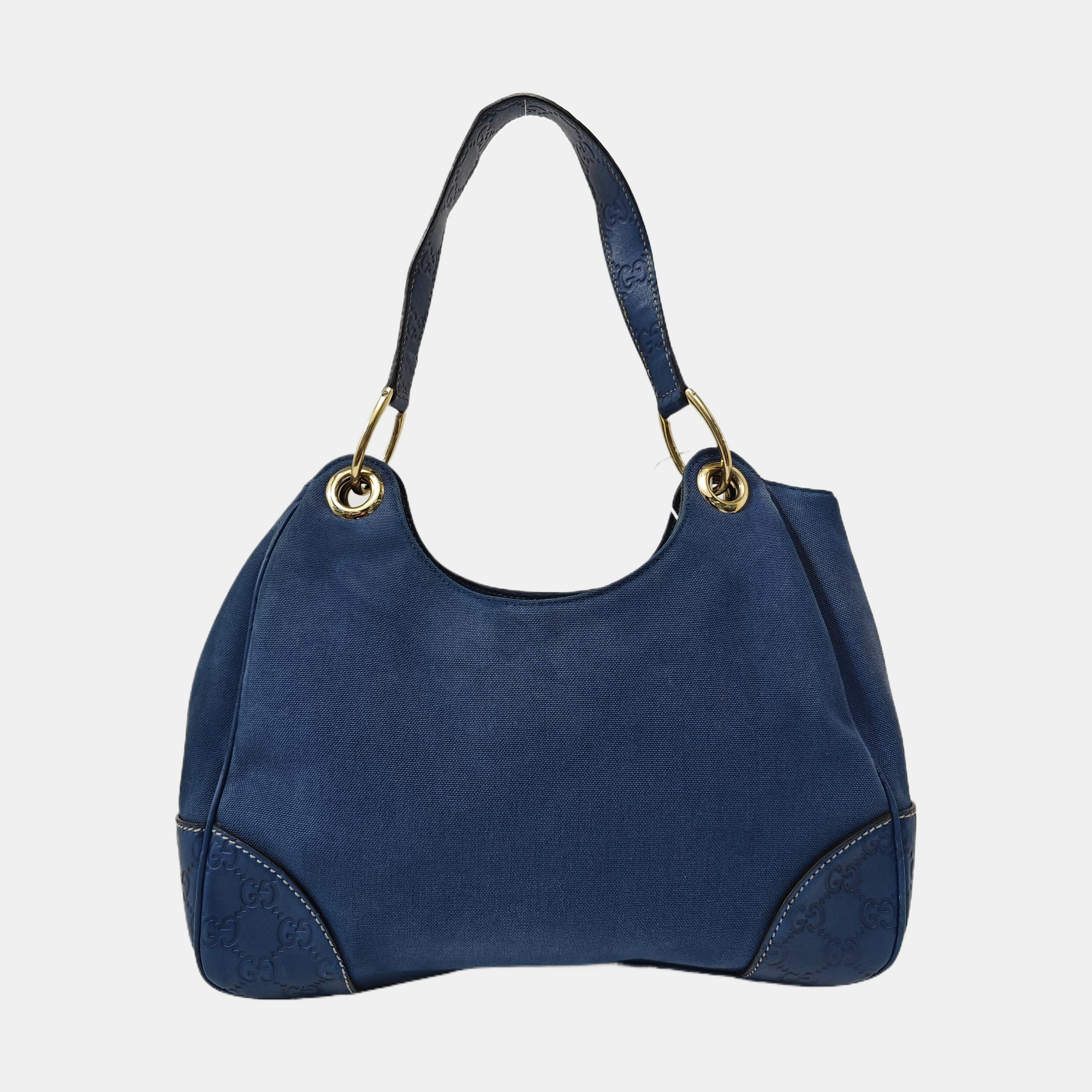 Canvas Shoulder Bag Blue