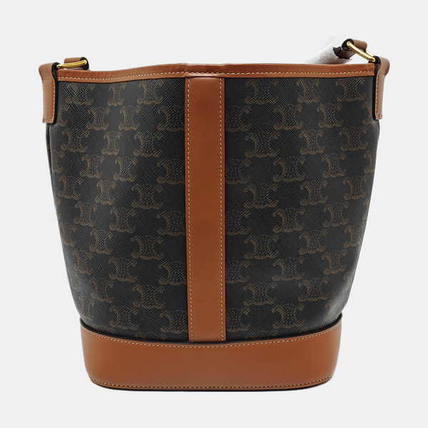 TRIOMPHE CANVAS Small Coated Canvas Brown