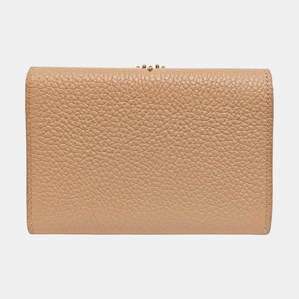 CAPUCINES Calfskin Pink Wallet