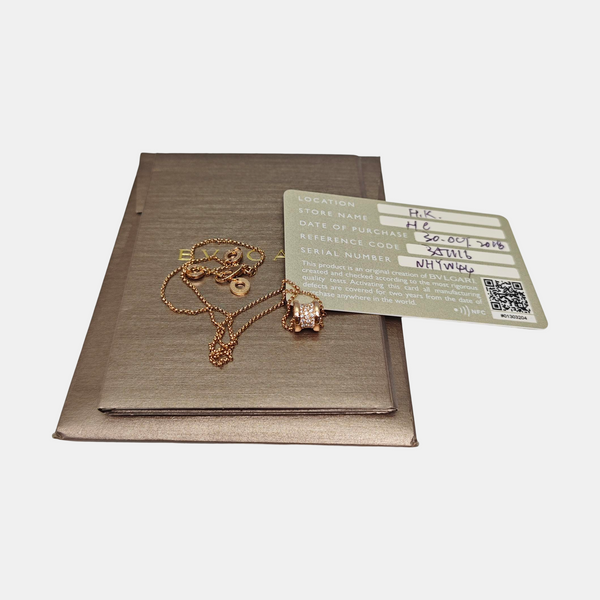 B.ZERO1 18k Rose Gold Necklace