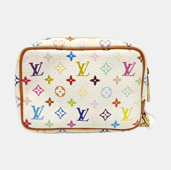 LV × TM WAPITY Monogram Coated Canvas White Coin Purse