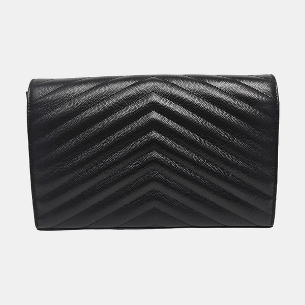 MONOGRAM Medium Quilted Calfskin Black