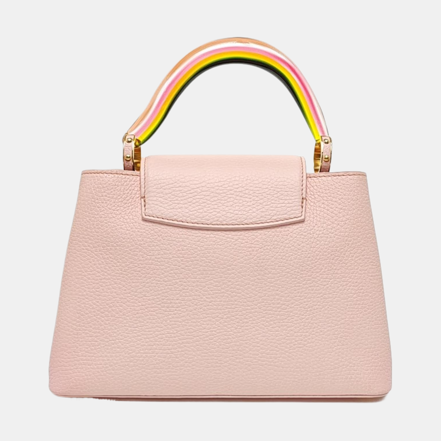Authenticated pre-owned  CAPUCINES PM Calfskin Pink - Shoulder Bag at Looply