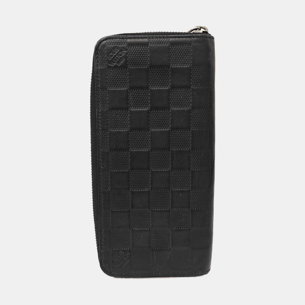 ZIPPY Damier Graphite Calfskin Black Wallet