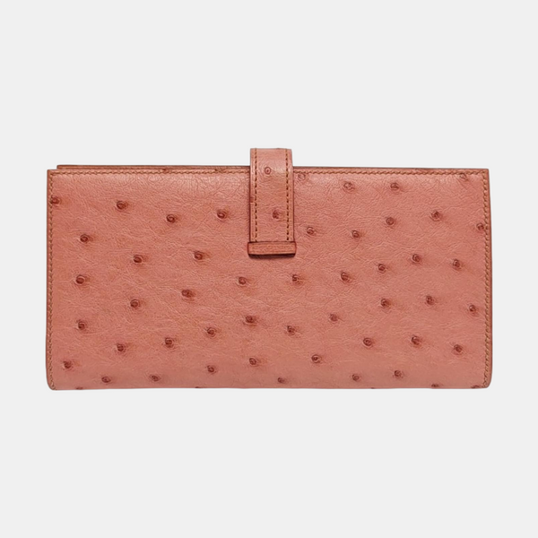 Bearn Ostrich Pink Wallet