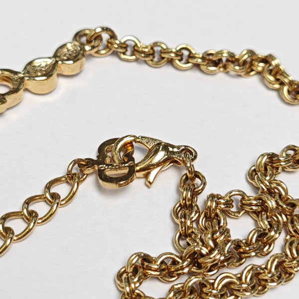 Petit CD Metal Gold Necklace