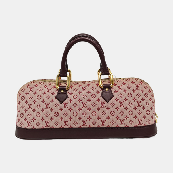 Authenticated pre-owned  ALMA Monogram Canvas Pink - Top Handle Bag at Looply