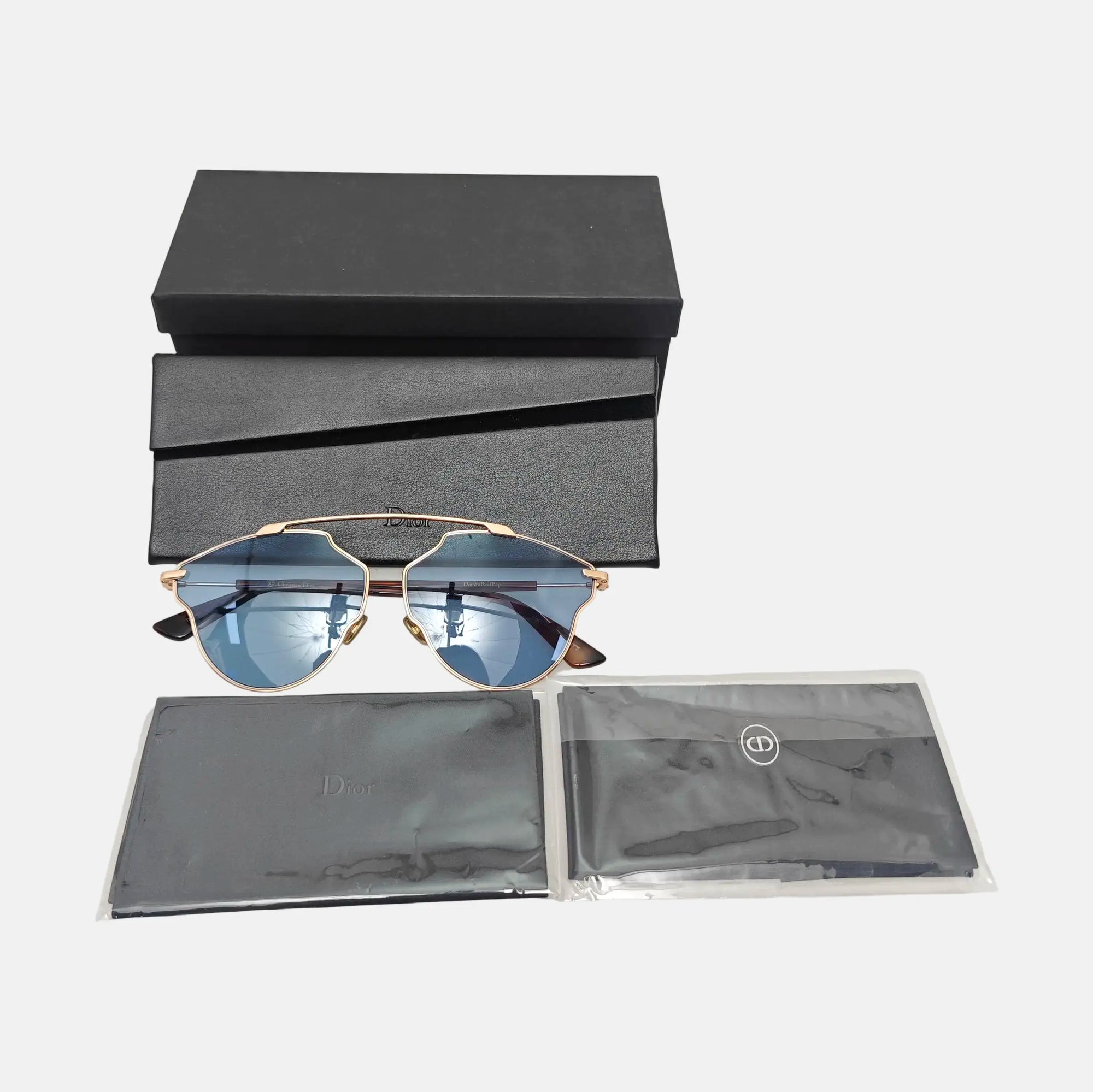 Metal Sunglasses Blue
