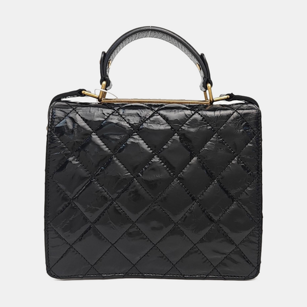 2.55 Quilted Calfskin Black