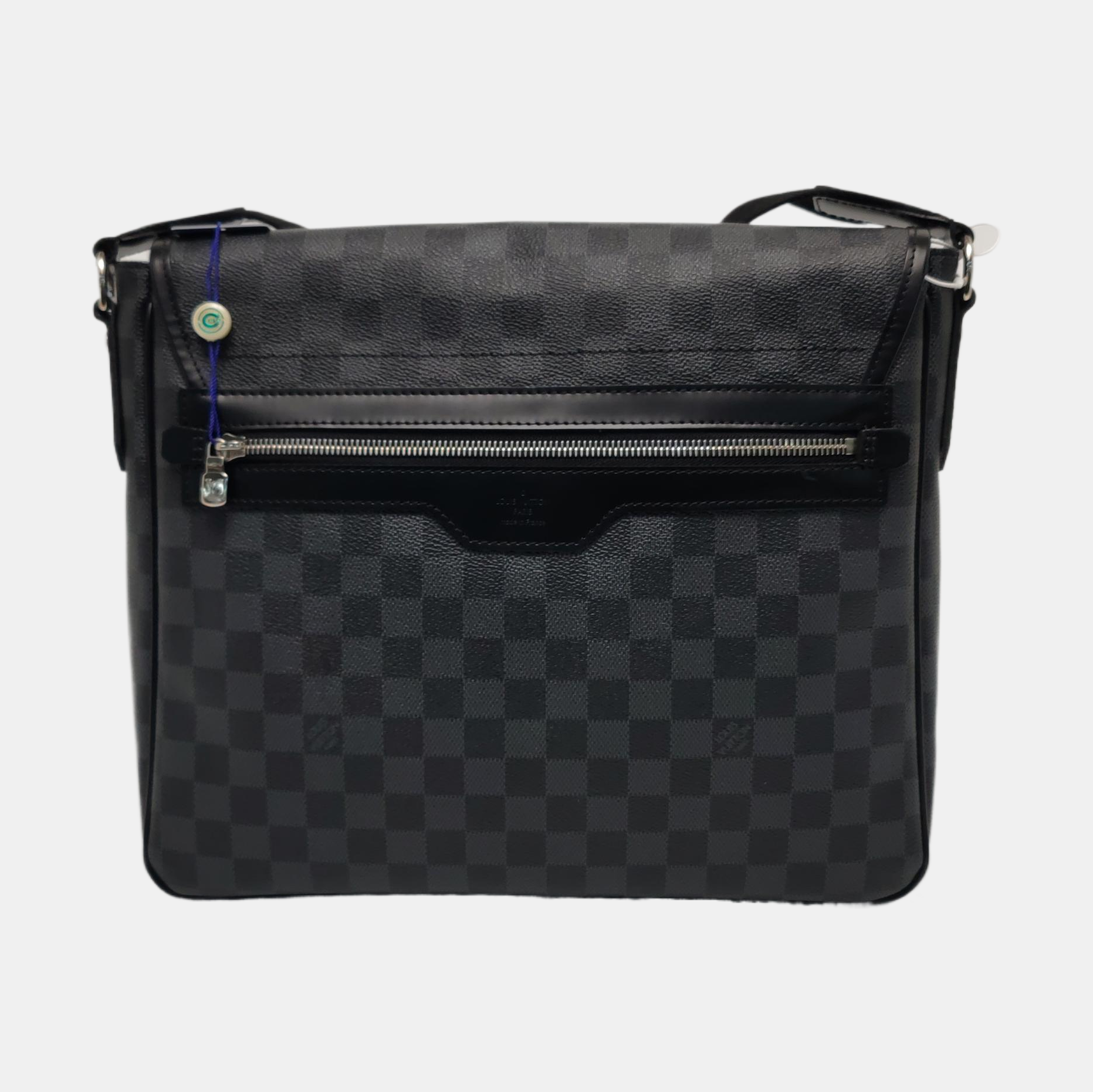 DANIEL Damier Graphite Coated Canvas Gray