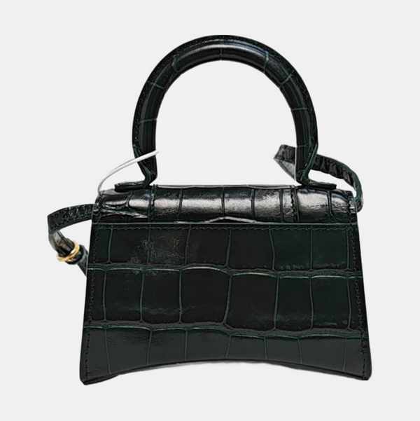 Hourglass Mini Calfskin Green
